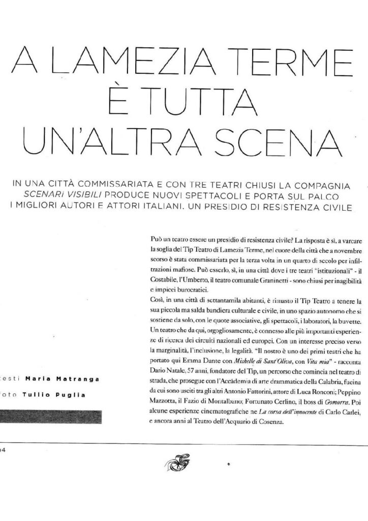 Prima pagina della scansione